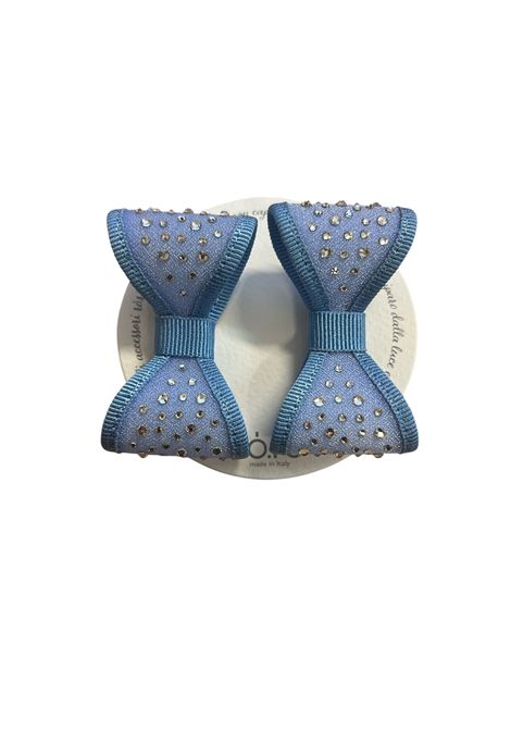 Mollettina fiocchi swarovski Rò Rò | MO SW 421Avi